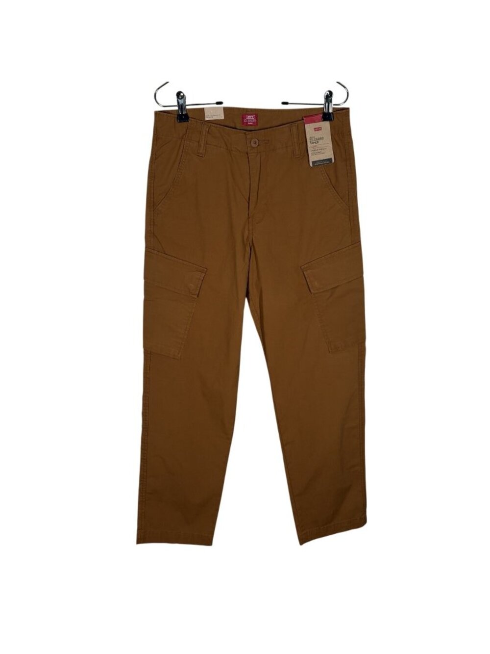 Levi’s Men Size 29x30 Brown Stretch Casual Chino XX Cargo Taper Pants NWT - Picture 3 of 13